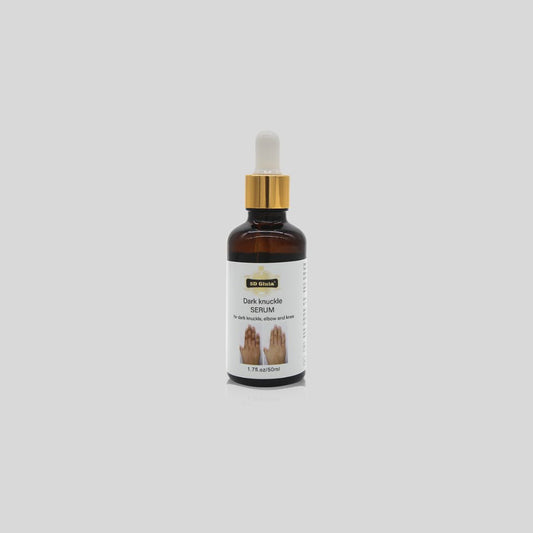 5D Gluta Melanin Removal Serum designed to lighten dark knuckles and other dark areas, featuring a combination of Glutathione, Arbutin, and Licorice.