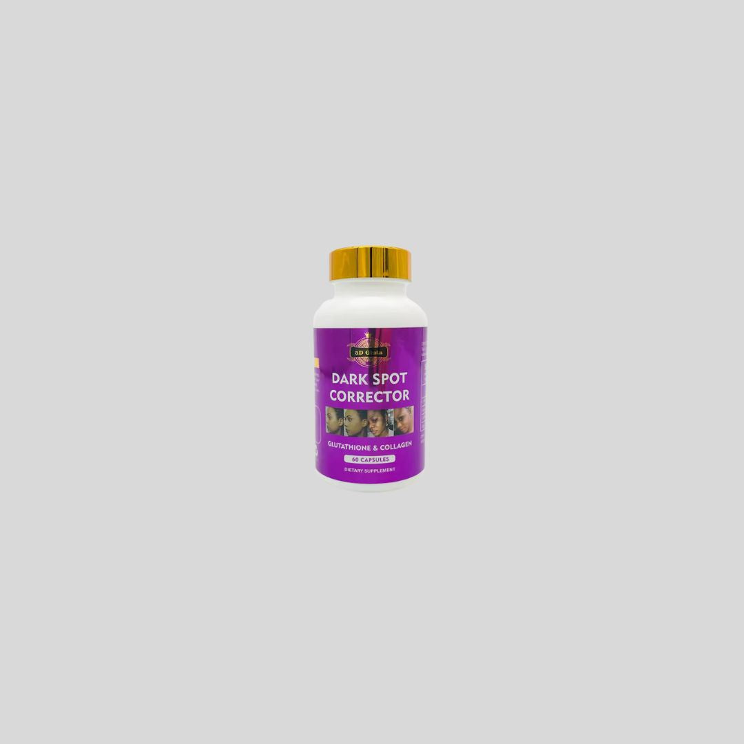 5D Gluta Brightening Serum 120ml containing Kojic Acid and Lactic Acid to reduce dark spots, brighten skin, and improve overall skin radiance.