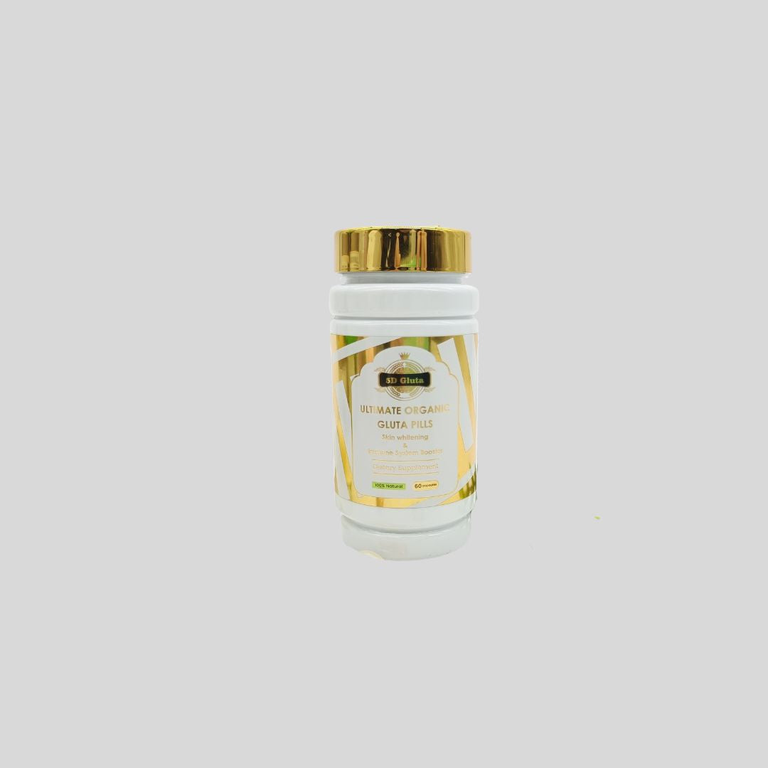 Glutamaster Essence Capsules containing Vitamin C, Collagen, and Glutathione for skin depigmentation, whitening, and even tone.