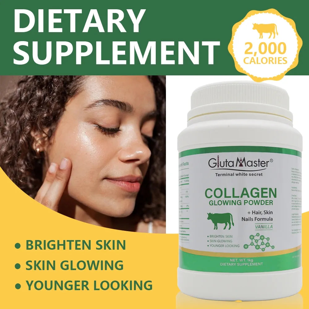 Gluta Master Healthy Whitening & Brightening Protein Supplement with Glutathione, Vitamin C