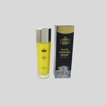 5D Gluta Diamond Serum with Vitamin C helps brighten dark spots and reduces wrinkles for clearer, more youthful skin.
