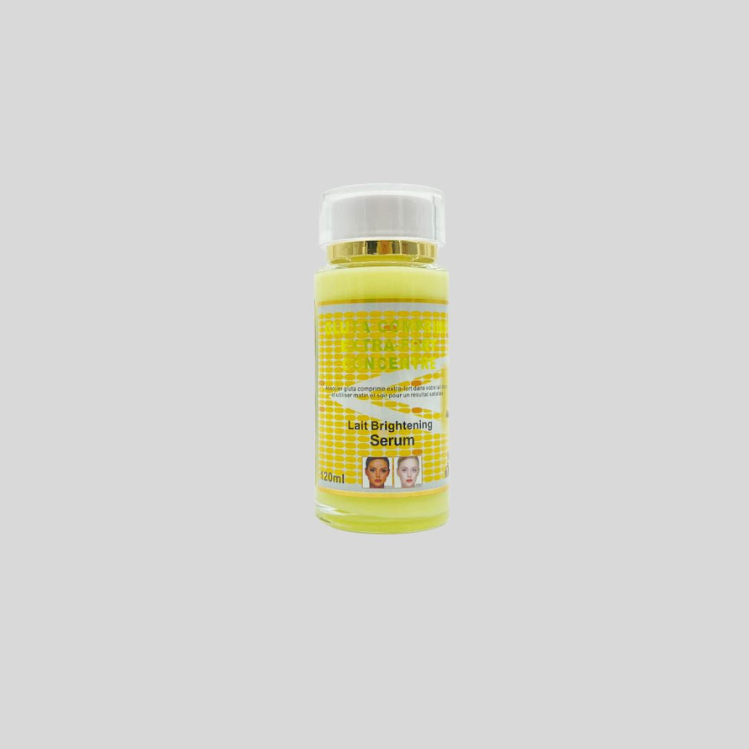 This potent anti-aging serum contains Glutathione and Collagen to hydrate, brighten, and enhance skin elasticity, specially formulated for black women's skin.