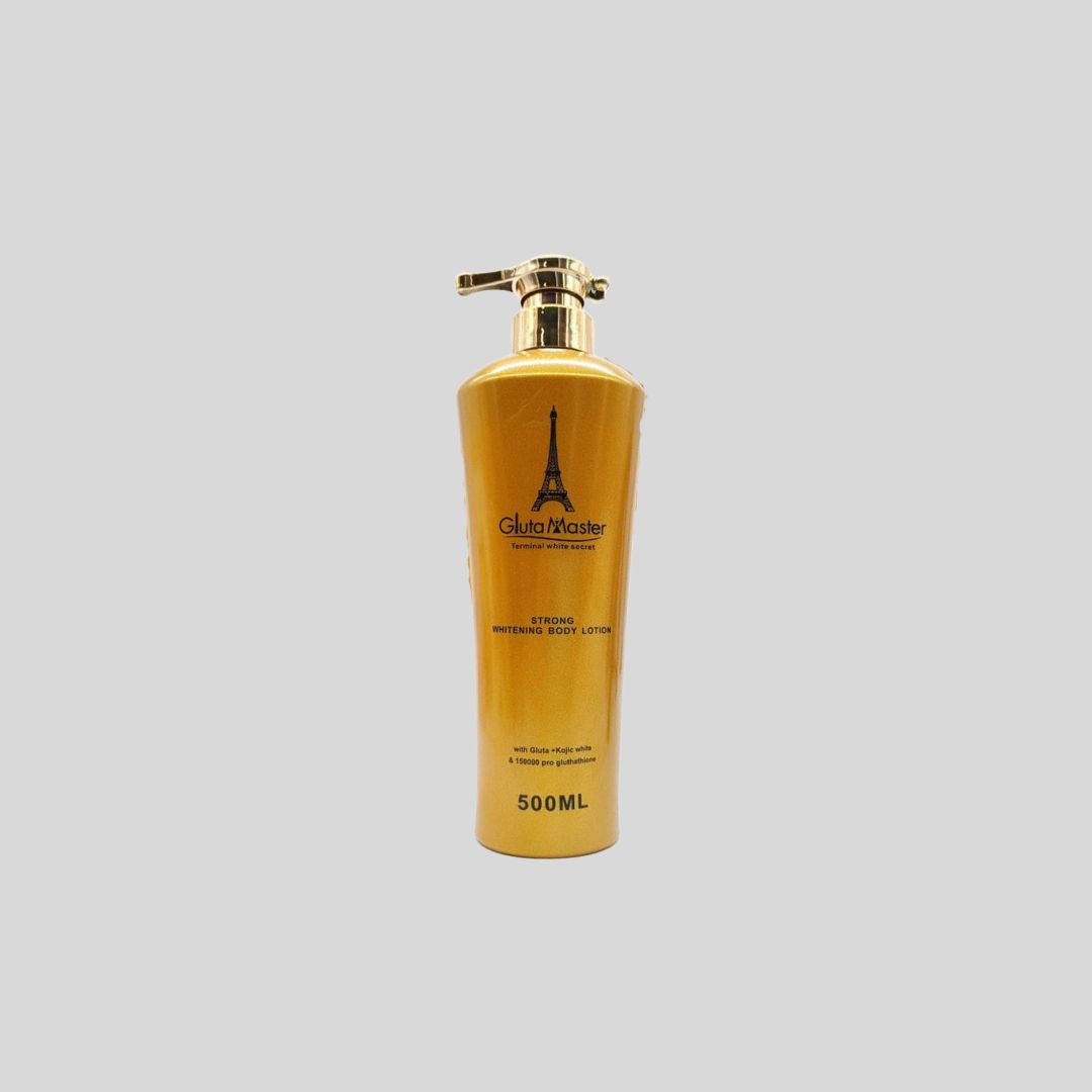 Gluta Master Instant Whitening Body Lotion enhances skin elasticity, repairs and moisturizes, and provides a radiant glow while locking in natural moisture for up to 12 hours. Perfect for daily use for smooth, hydrated skin.

