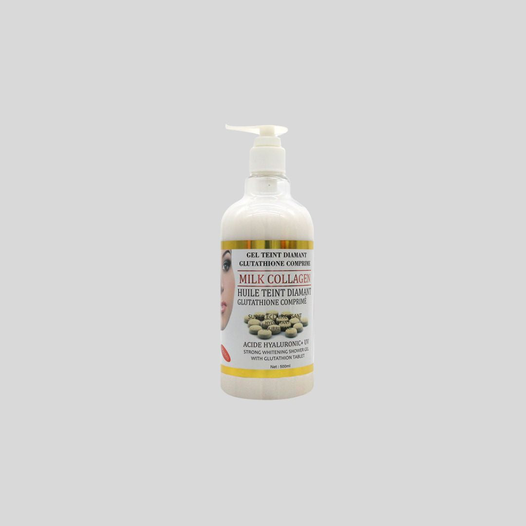 Gels douche blanchissants au glutamate 5D