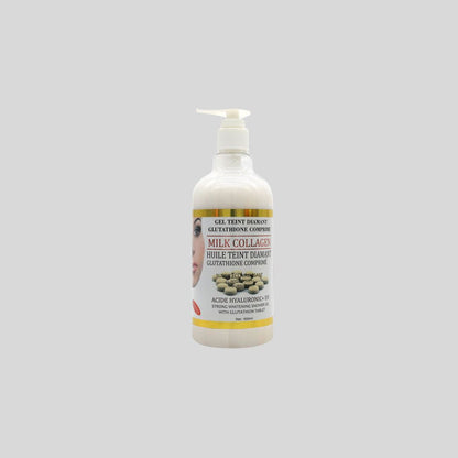 Gels douche blanchissants au glutamate 5D