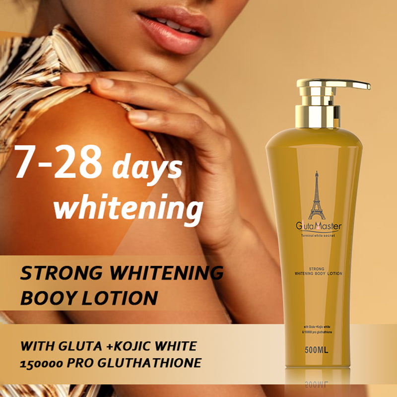 Gluta Master Instant Whitening Body Lotion, Daily Brightening Hydrating Glow Women's Skincare with Arbutin, Kojic Acid，Vitamin C