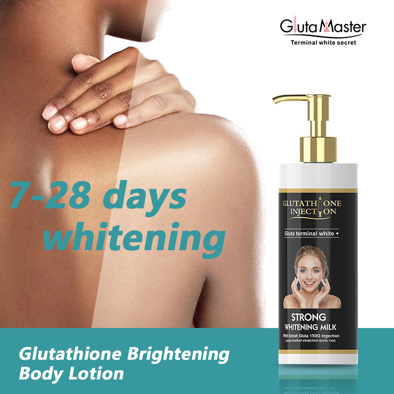 Gluta Master Whitening Moisturizing Lotion, Skin Bleaching & Brightening, Even Skin Tone, Glutathione Collagen Body Treatment