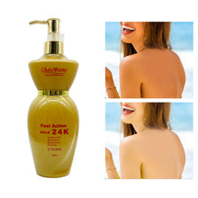 Charger l&#39;image dans la galerie, Gluta Master Extra 24k Gold Super Eclaircissant Whitening Concentrated Glutathione Deep Hydrating Anti-Aging Body Lotion
