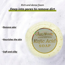 Load image into Gallery viewer, Gluta Master Kojic Acid Whitening Soap Anti-Dark Spot Anti-Aging Cleansing Facial Exfoliator Face Wash Soap
