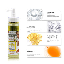 Carica l&#39;immagine nel visualizzatore di Gallery, Gluta Master 24K Gold Gluta Kojic Whitening Serum with Carrot Oil Removes Dark Spots Impurities More Radiant Anti-Aging Boosting Serum
