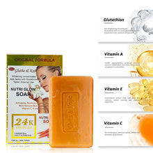 Lade das Bild in den Galerie-Viewer, Gluta Master 24K Gold Gluta &amp; Kojic Whitening Soap Prevent Hyperpigmentation Acne Treatment Soap Anti Dark Spots
