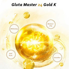 Lade das Bild in den Galerie-Viewer, Gluta Master Extra 24k Gold Super Eclaircissant Whitening Concentrated Glutathione Deep Hydrating Anti-Aging Body Lotion
