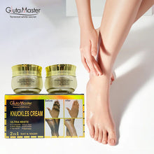 Lade das Bild in den Galerie-Viewer, Gluta Master Knuckles Cream, effective joint whitening moisturizing anti-aging body care day and night cream for dark skin tones
