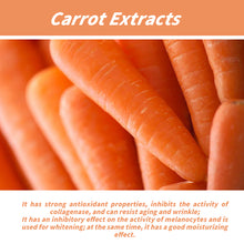 Load image into Gallery viewer, Carrot Whitening Skincare Set with Vitamin C Carrot Oil Removes Dark Spots Natural Skin Anti-Aging Makes Skin Softer and Smooth
