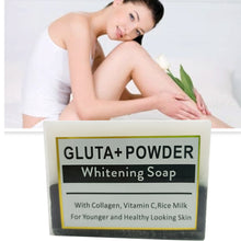 Indlæs billede til gallerivisning The Best Whitening Skincare Product with Milk, Collage, Vitamin C Body Soap for Black Skin
