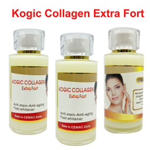 Carica l&#39;immagine nel visualizzatore di Gallery, Kogic Collagen Extra Fort Anti Stain Anti-aging Fast Whitening Serum Apply on A Clean Skin 120ml
