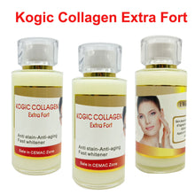 Load image into Gallery viewer, Kogic Collagen Extra Fort Anti Stain Anti-aging Fast Whitening Serum Apply on A Clean Skin 120ml
