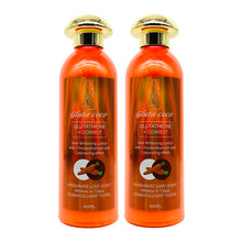Lade das Bild in den Galerie-Viewer, Gluta CoCo Carrot Glutathi Injection Whitening Milk Gluta Kojic Terminal White+ Strong Extreme Illuminateur Body Lotion 400ML
