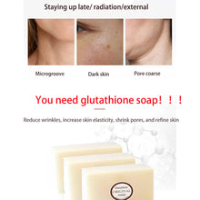 Indlæs billede til gallerivisning Glutathione Original Soap Super Eclaircissant Brightening White Skin&amp;Gently Cleanses Pores Coarse Diminish Stubborn Stains Soap
