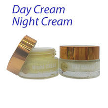 Load image into Gallery viewer, Skin Lightening Bleaching Face Cream 2 IN 1 Day &amp; Night 25g+25g Cream for Dark Spot Removal with Moisturizing and Whitening
