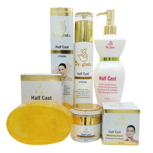 Lataa kuva Galleria-katseluun, Skin Whitening Set With Vitamin C And Collagen Lotion Serum Cream Soap For Super Lightening And Moisturizing Skin
