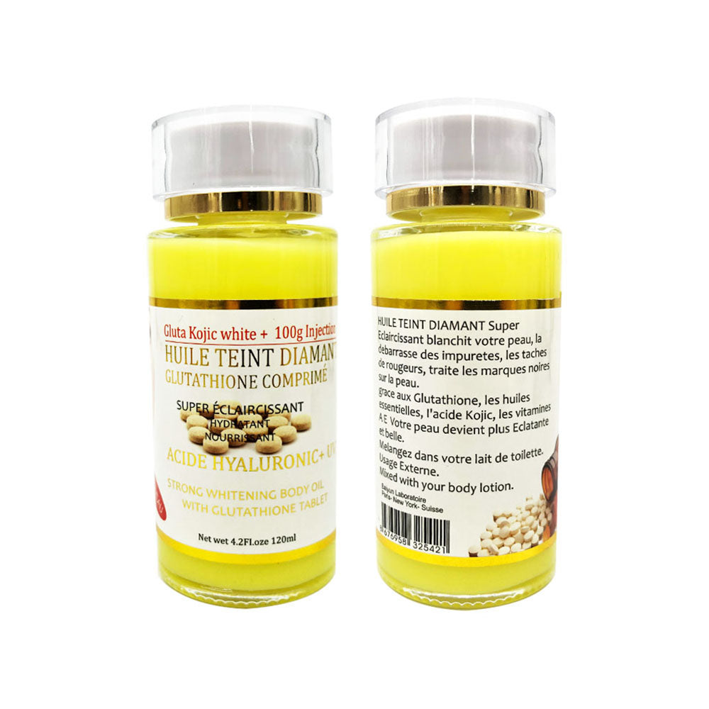 H Acid Complexion Oil with Glutathione Tablet Strong Whitening Body Oil Suitable for Any Age Serum