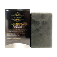 Load image into Gallery viewer, 5D Gluta Exfoliating Black Soap with Glutathion Kojic Acid Argan Oil  Restore Blemish Prone Skin Treat Acne Reduce Fine Lines

