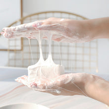 Indlæs billede til gallerivisning Handmade Soap Silk Protein Goat Milk Soap Exfoliating Deep Cleansing Moisturize Brighten Skin
