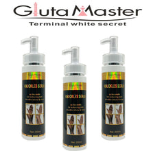 Load image into Gallery viewer, Gluta Master Terminal White Secret Black Skin Knuckles Serum Ultra White for Removing Dark Knuckle Elbow &amp; Knee 200ml
