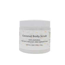 Load image into Gallery viewer, Hot Selling Coconut Body Scrub 100% Natural for Soft Healthy and Radiant Skin for All Skin Types 250g Body Scrub
