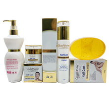 Load image into Gallery viewer, Gluta Master Half Cast Skincare Strong Whitening Set with Vitamine C &amp; Collagen Remove Dark Spots &amp; Stubborn Dirt Whitening Set
