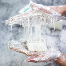 Carica l&#39;immagine nel visualizzatore di Gallery, Handmade Soap Silk Protein Goat Milk Soap Exfoliating Deep Cleansing Moisturize Brighten Skin
