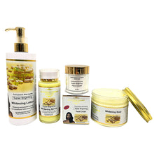 Lade das Bild in den Galerie-Viewer, 4 Pieces of Natural Skin Whitening and Moisturizing Women&#39;s Cosmetic Skin Care Set  Lotion&amp;serum&amp;soap&amp;face Cream
