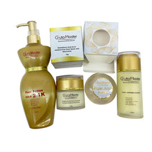 Lataa kuva Galleria-katseluun, Gluta Master 24Gold K Kojic Acid Fast Whitening Action Remove Dark Spots &amp; Treatment Acne with Glutathione Diamant Skincare Set
