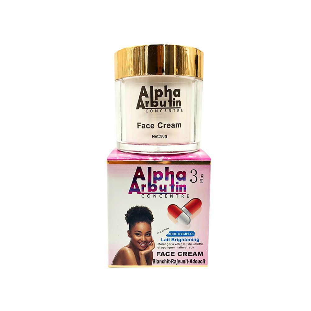 Alfa Arbutin 3+ Face Cream Promotes Even Skin Color and Healthy Highly Effective Cream for Moisturizing and Brightening