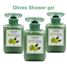Carica l&#39;immagine nel visualizzatore di Gallery, Gluta Master Terminal White Secret with Olives Body Scrub for Cleansing The Skin Shower Gel 300ml
