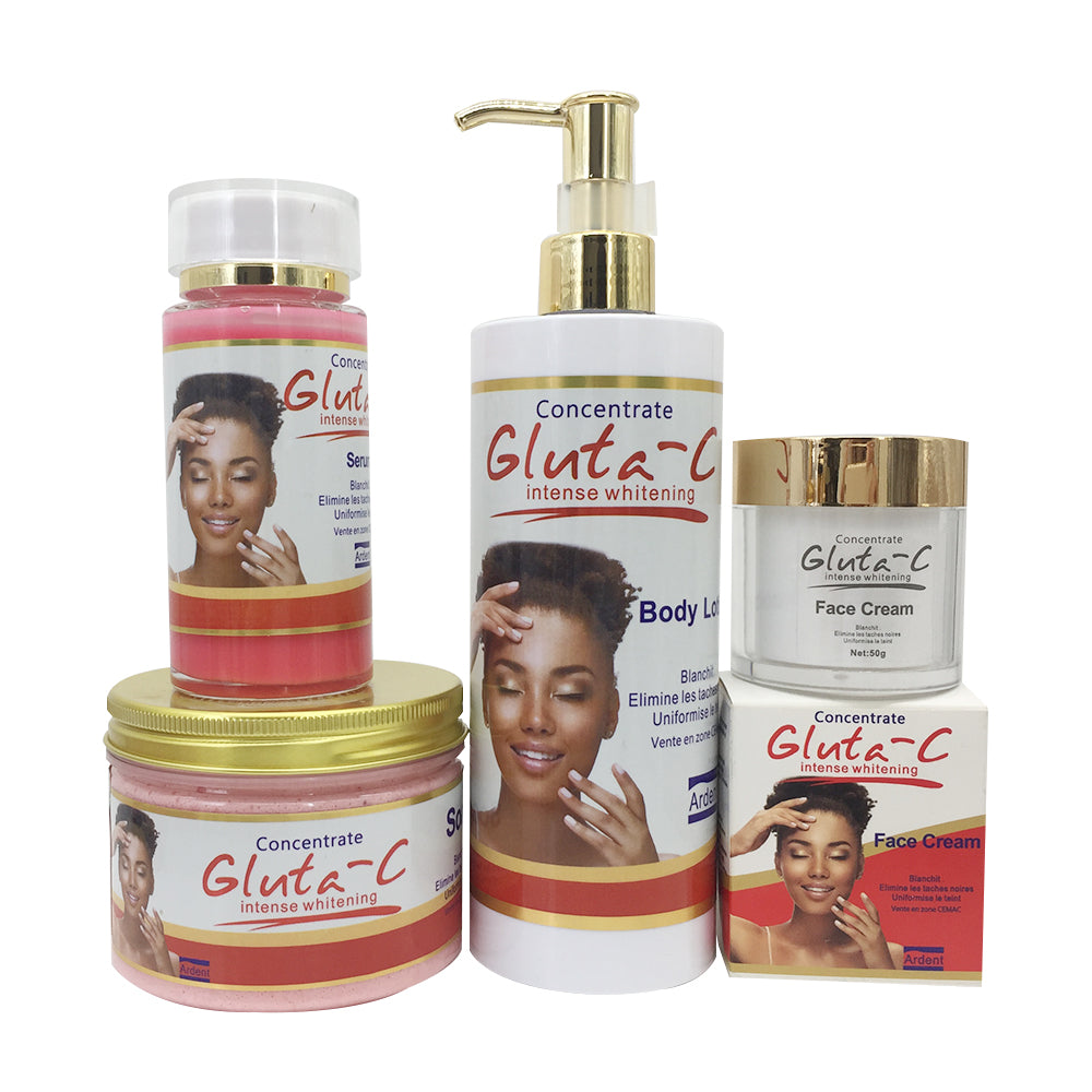 Gluta C Concentrate Intense Whitening Range Remove Hyperpigmentation Glowing Skin for Half Cast Skin
