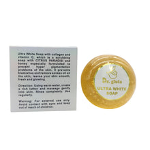 Load image into Gallery viewer, Dr. Gluta Ultra Whitening Soap with Collagen and Vitamin C Whitening Soap Bar for Black Dry Skin Moisturizer Dark Spots Removal
