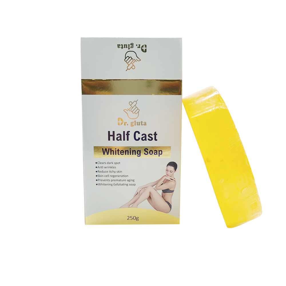 Dr.gluta Half Cast Whitening Soap Face & Body Wash Natural Brightening Skin Cleanser Dark Spot Removal