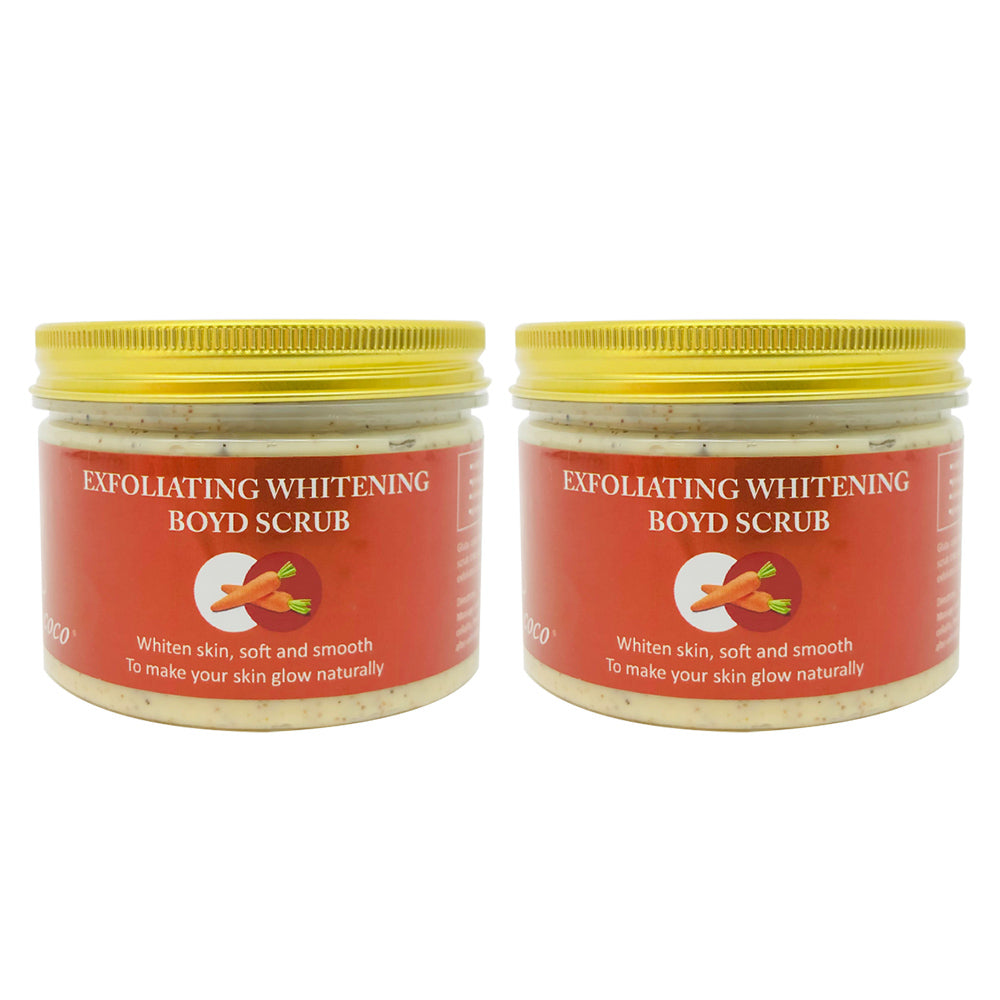 Gluta Co Carrot Glutathio+ Exfoliating Whitening Body Scrub Whiten Skin Soft Smooth Make Skin Glow Naturally 300g