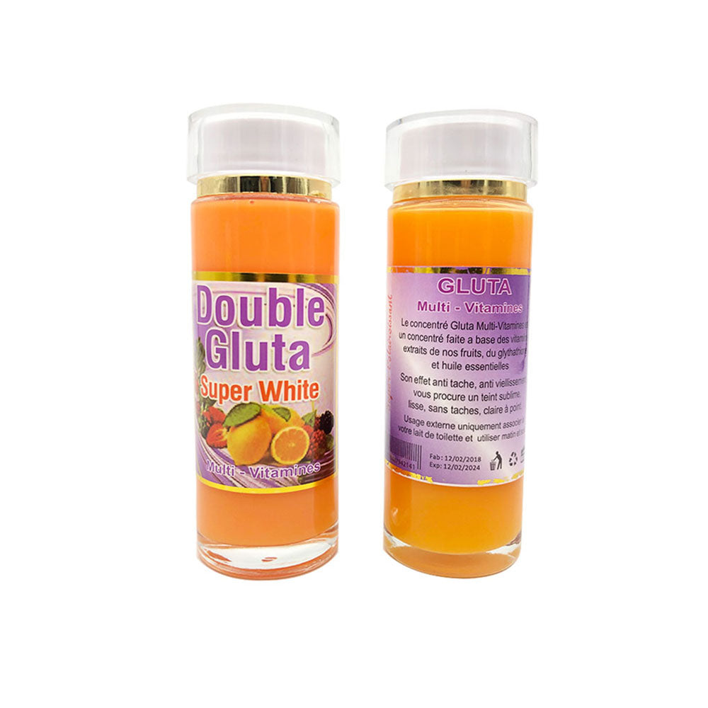 Double Gluta Super White Anti-aging Whitening and Brightening Vitamin Amine Serum 120ml
