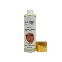 Carica l&#39;immagine nel visualizzatore di Gallery, Gluta Master Acne Treatment Moisturizing Skin Care Toner Cleanser Lotion Repair Skin Anti Aging Young Women SkinToner 120ml
