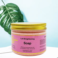 Load image into Gallery viewer, Hot Sale Removing Dark Spots Cleansing The Skin and Making The Skin Soft The Lait Brightening Soap with Gluta and Coconut Oil
