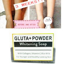 Lataa kuva Galleria-katseluun, The Best Whitening Skincare Product with Milk, Collage, Vitamin C Body Soap for Black Skin
