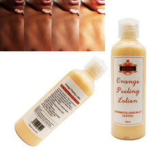 Indlæs billede til gallerivisning The Best Selling Peeling Whitening and Smoothing Skincare Orange Peeling Lotion Product with Orange Scent 100ML for Black Skin
