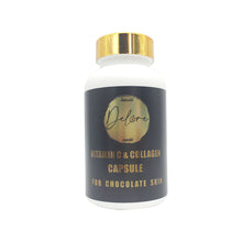 Charger l&#39;image dans la galerie, Vitamin C &amp; Collagen Capsule Lightening Skin Lightening Pills and Tablet Collagen Capsules Supplements for Chocolate Skin
