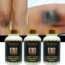Carica l&#39;immagine nel visualizzatore di Gallery, Gluta Master Terminal White Secret Ultra White Vitamin C &amp; Collagen Knuckles Capsules 60 Softgel for Removing Dark Knuckle,Elbow
