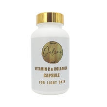 Load image into Gallery viewer, Vitamin C &amp; Collagen Capsule for Whitening Health Pill To Light Skin Tablet Whitening Softgel Collagen Softgel Capsules
