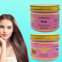 Load image into Gallery viewer, Hot Sale Removing Dark Spots Cleansing The Skin and Making The Skin Soft The Lait Brightening Soap with Gluta and Coconut Oil
