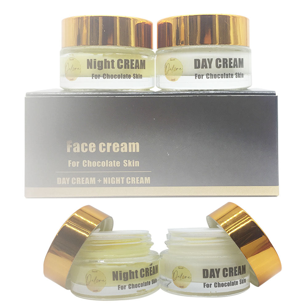 Skin Whitening Face Cream Day & Night 25g+25g for Repairing and Exfoliant Anti-aging Cream